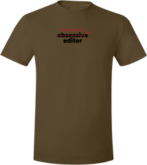 Compulsive Editor t-shirt (assorted colors)